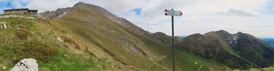 Da Capanna 2000 vista in Arera, Cima degli agnelli, Cime Foppazzi e Grem